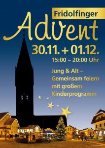 Plakat für Adventsmarkt