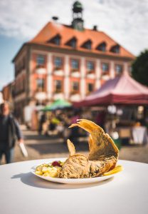 gebackener Fisch